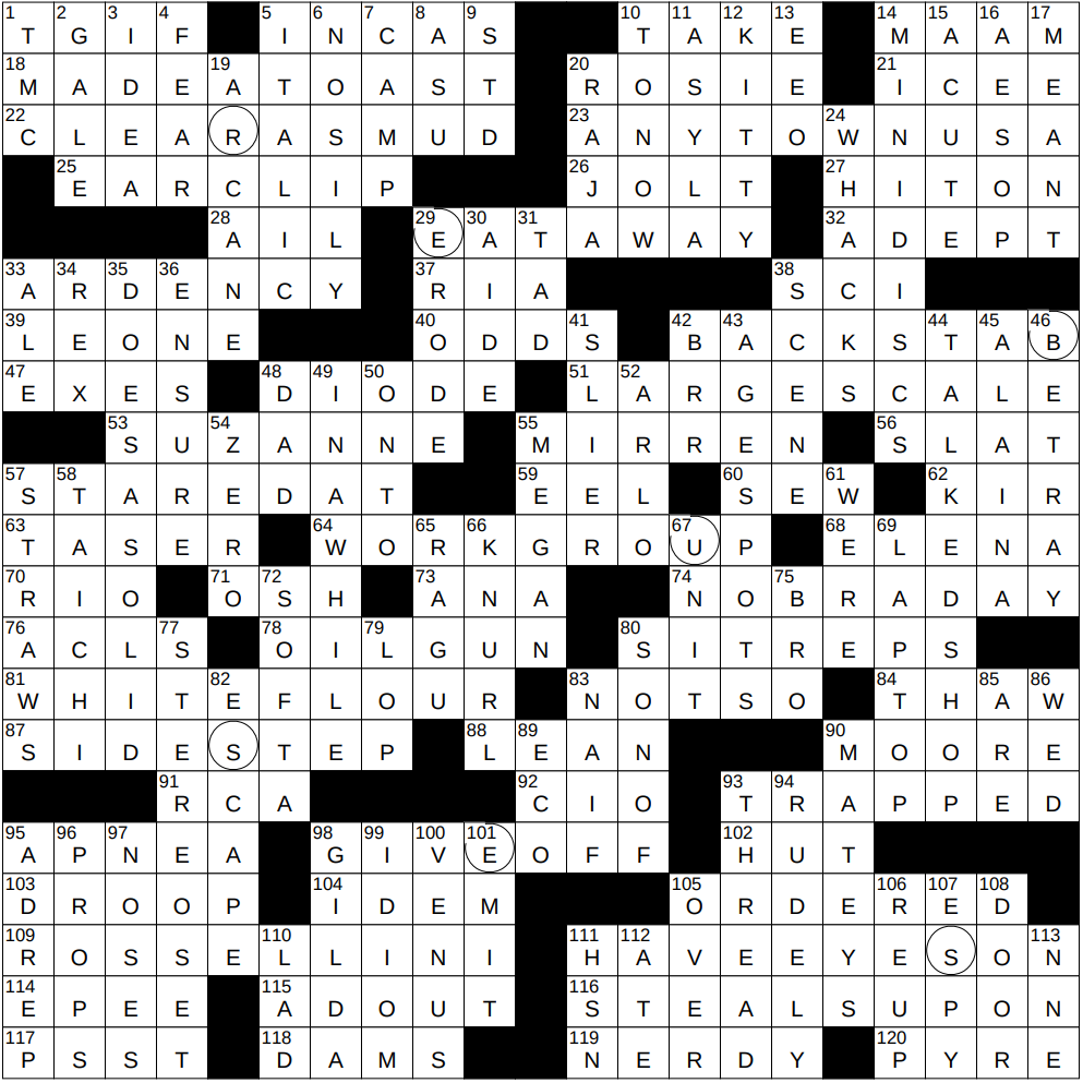 0126 25 NY Times Crossword 26 Jan 25 Sunday NYXCrossword