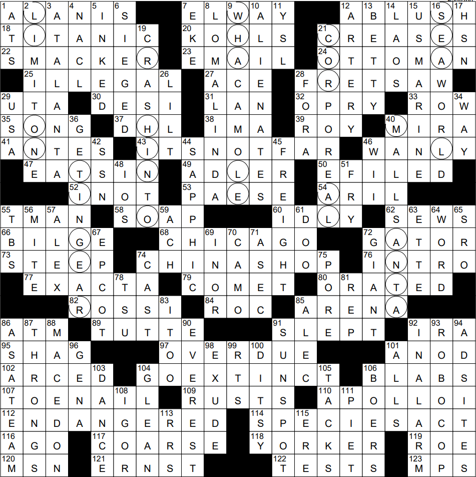 upper limit crossword clue
