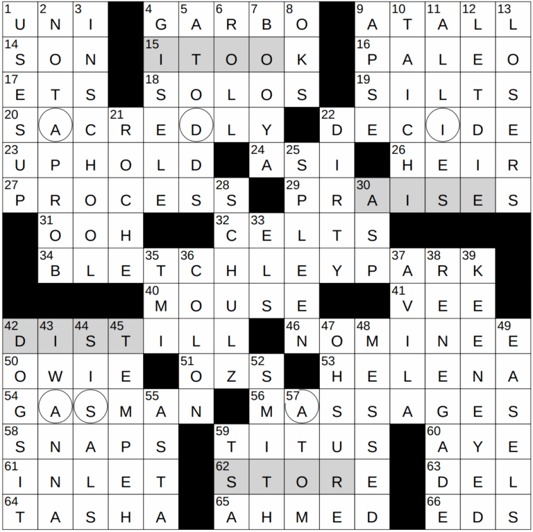 0608 23 NY Times Crossword 8 Jun 23 Thursday NYXCrossword