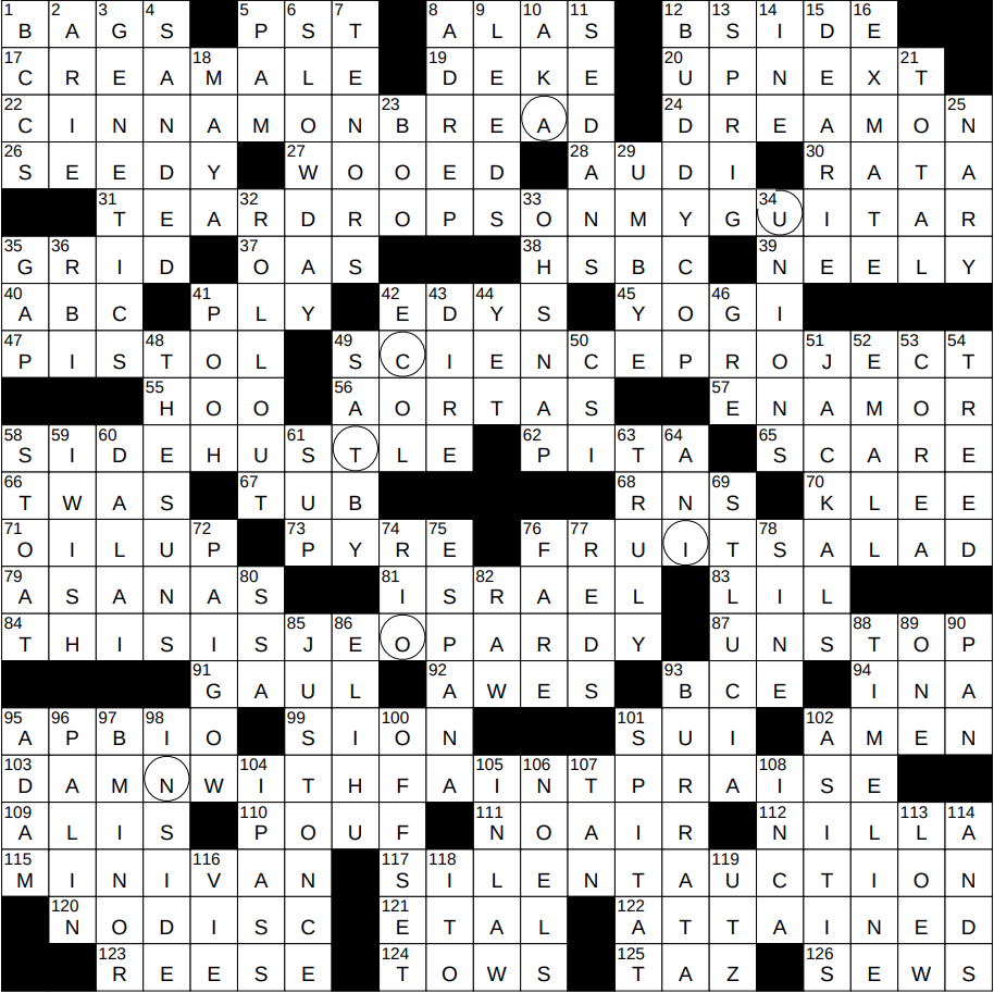hoo-wee nyt crossword clue