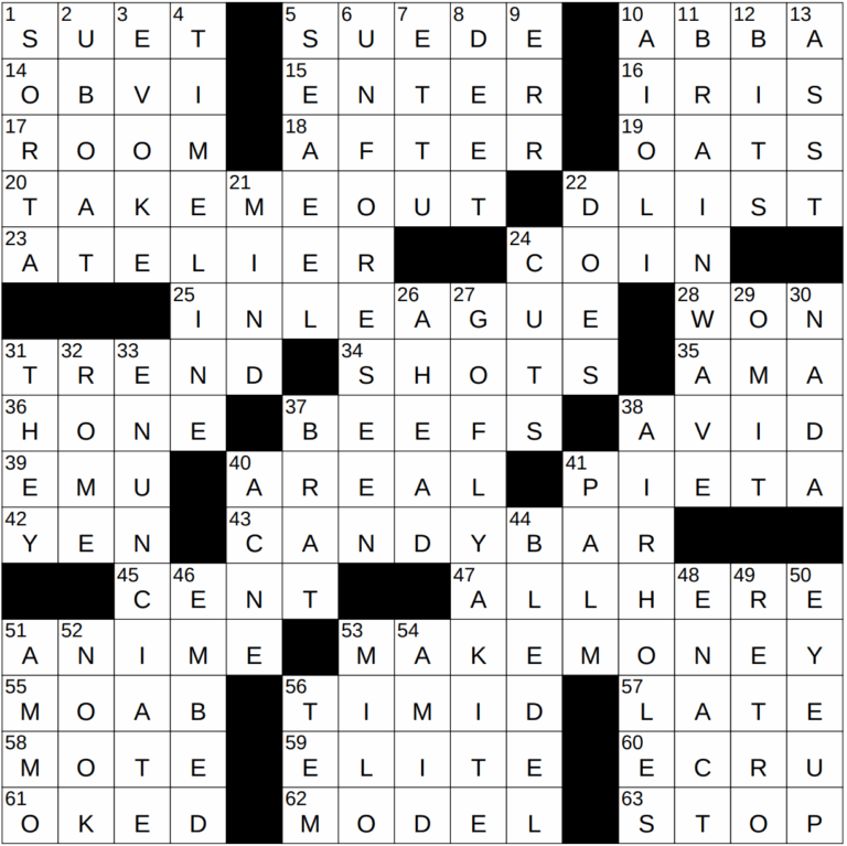 0706 23 NY Times Crossword 6 Jul 23 Thursday NYXCrossword