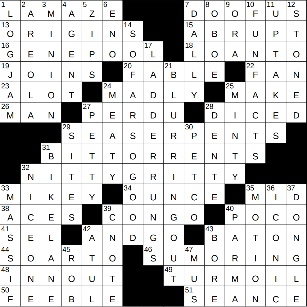 0907 24 NY Times Crossword 7 Sep 24 Saturday NYXCrossword