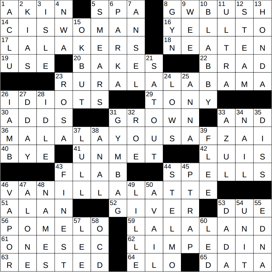 0916 24 NY Times Crossword 16 Sep 24 Monday NYXCrossword