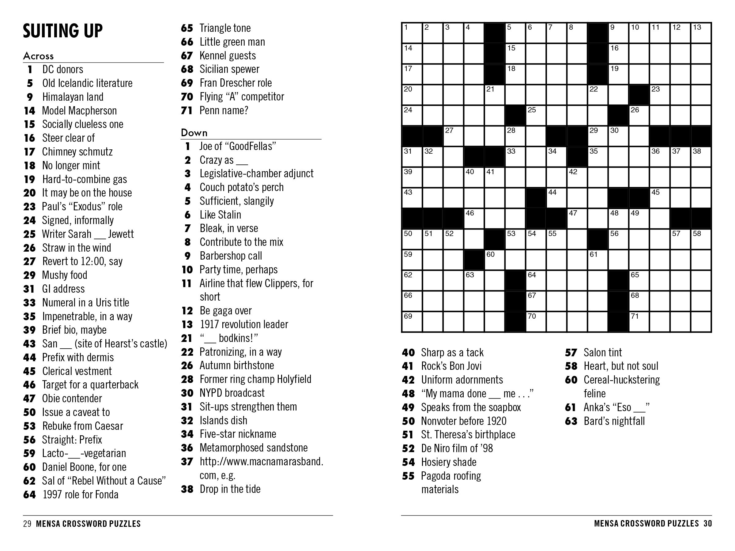 10 Minute Crossword Puzzles A2Z Science Learning Toy Store