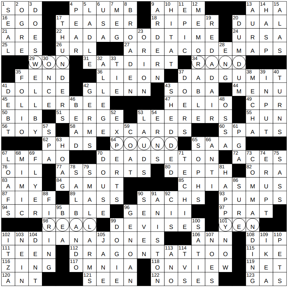 1112 23 NY Times Crossword 12 Nov 23 Sunday NYXCrossword