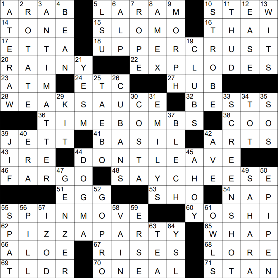 1114 22 NY Times Crossword 14 Nov 22 Monday NYXCrossword