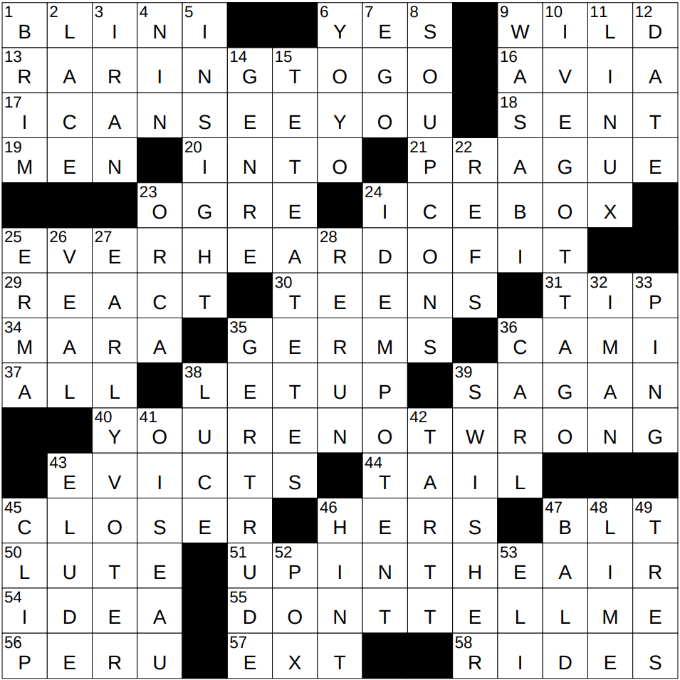 bad bunny genre crossword clue