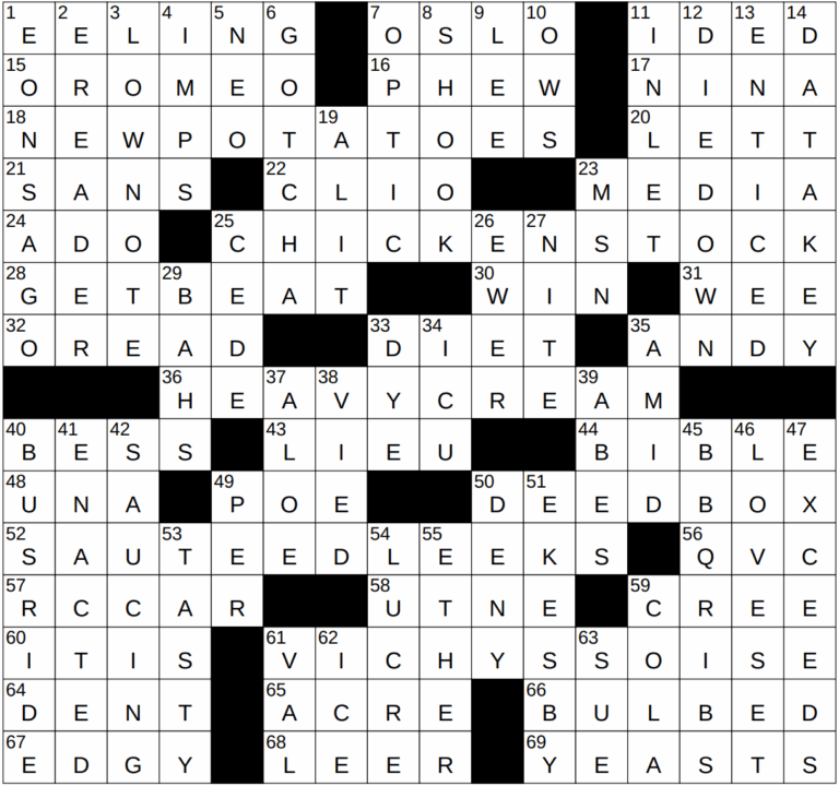 1215 22 NY Times Crossword 15 Dec 22 Thursday NYXCrossword