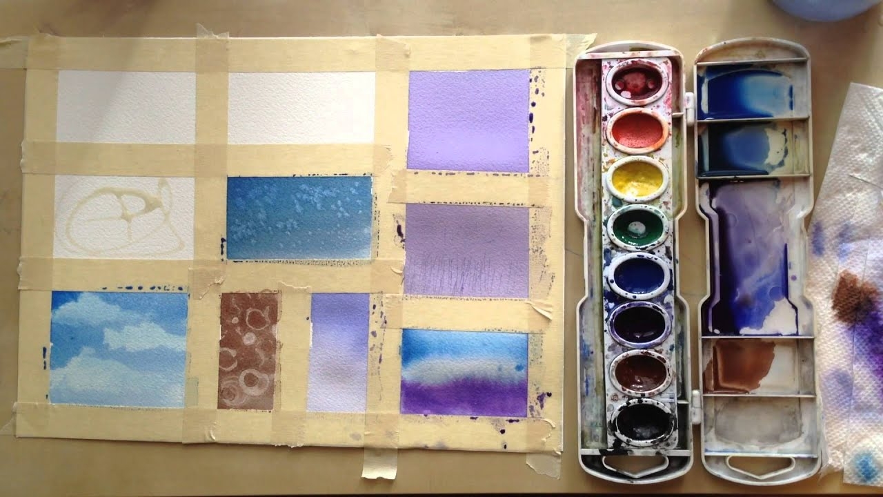 13 Watercolor Techniques YouTube