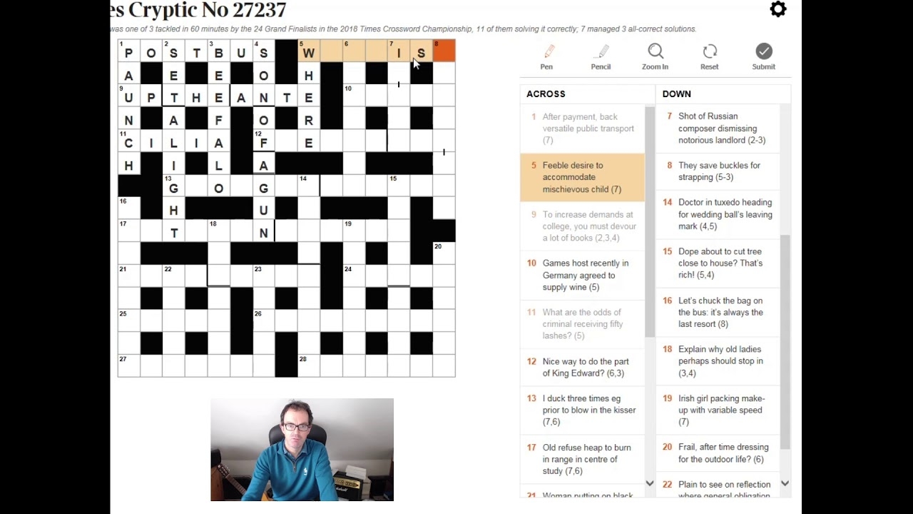 A Crossword For The Ages YouTube