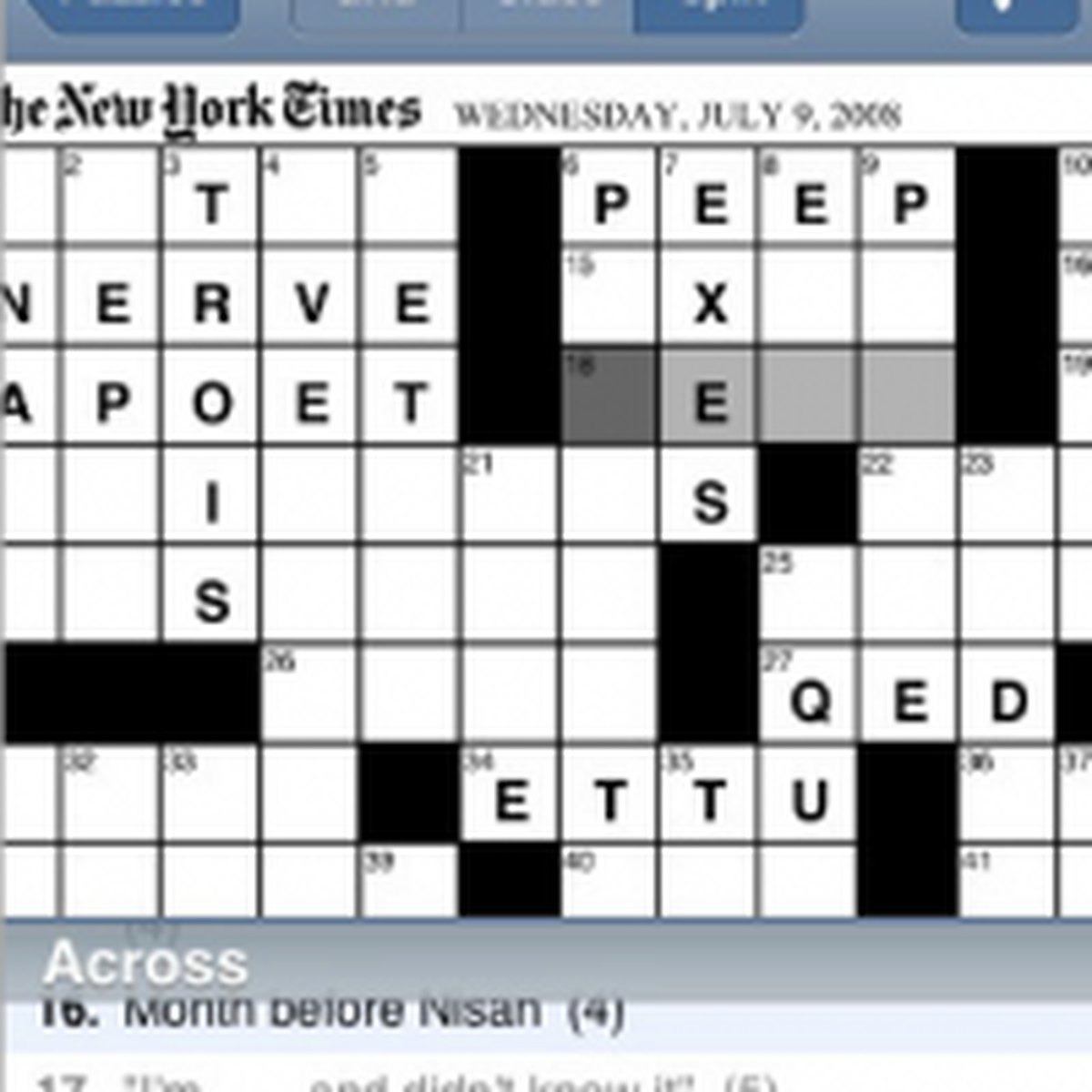 A Look At Two Crossword Puzzle Games On IPhone MacRumors
