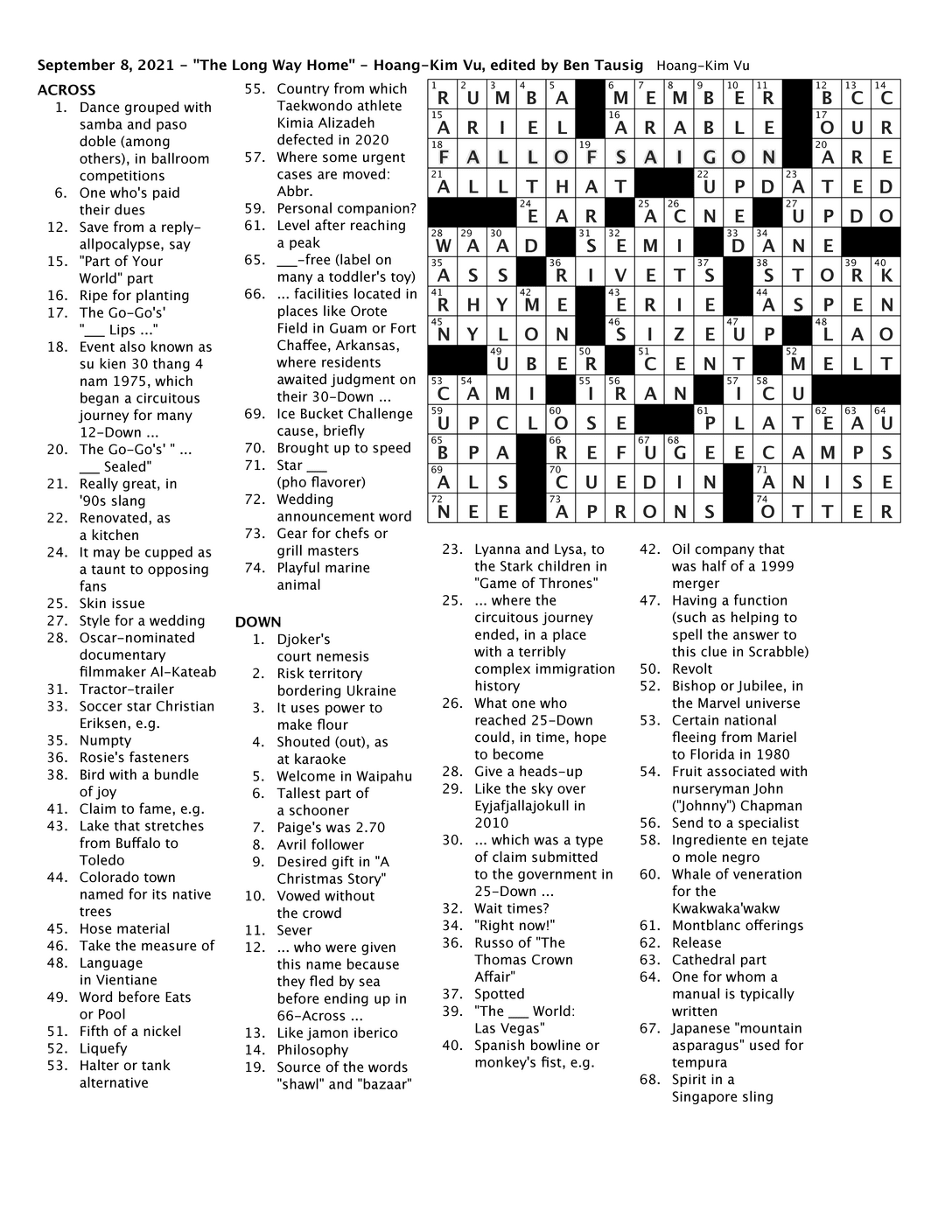 A Puzzle Is A Journey The New York Times