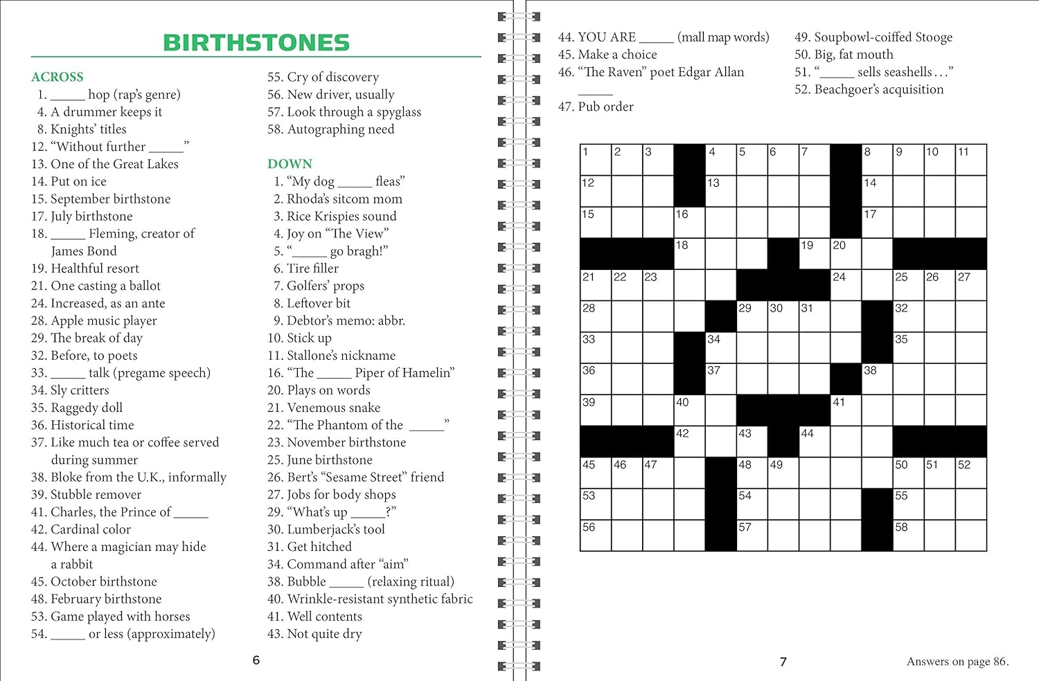 Aarp Large Print Crossword Centrotec Puzzles