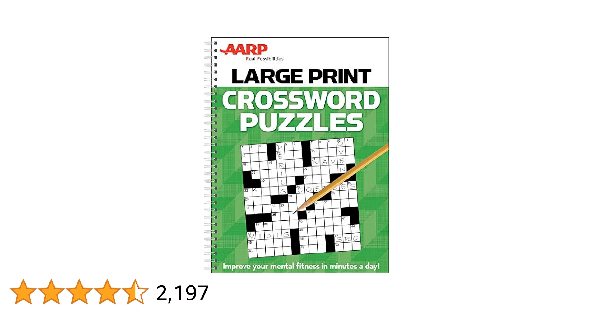 AARP Large Print Crossword Puzzles Publications International Ltd 9781450894364 Amazon Books