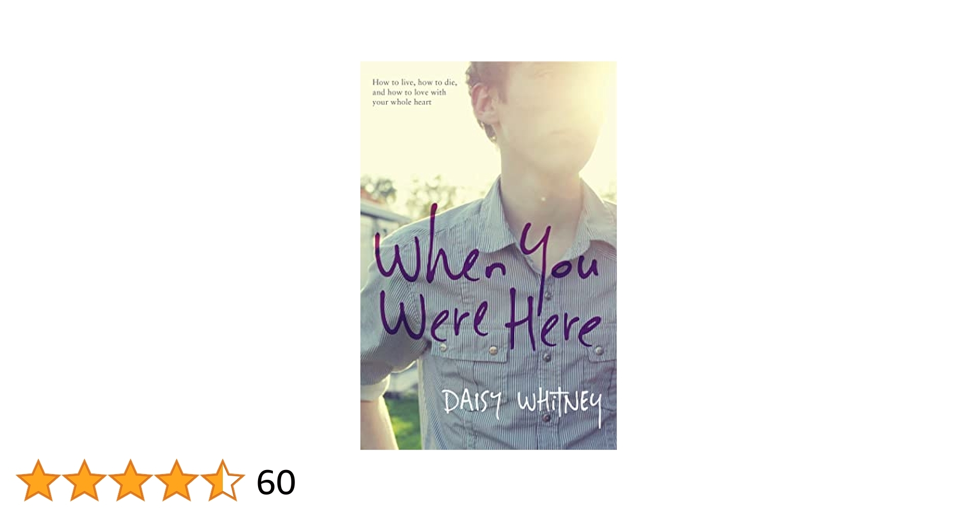 Amazon When You Were Here 9780316209748 Whitney Daisy Books