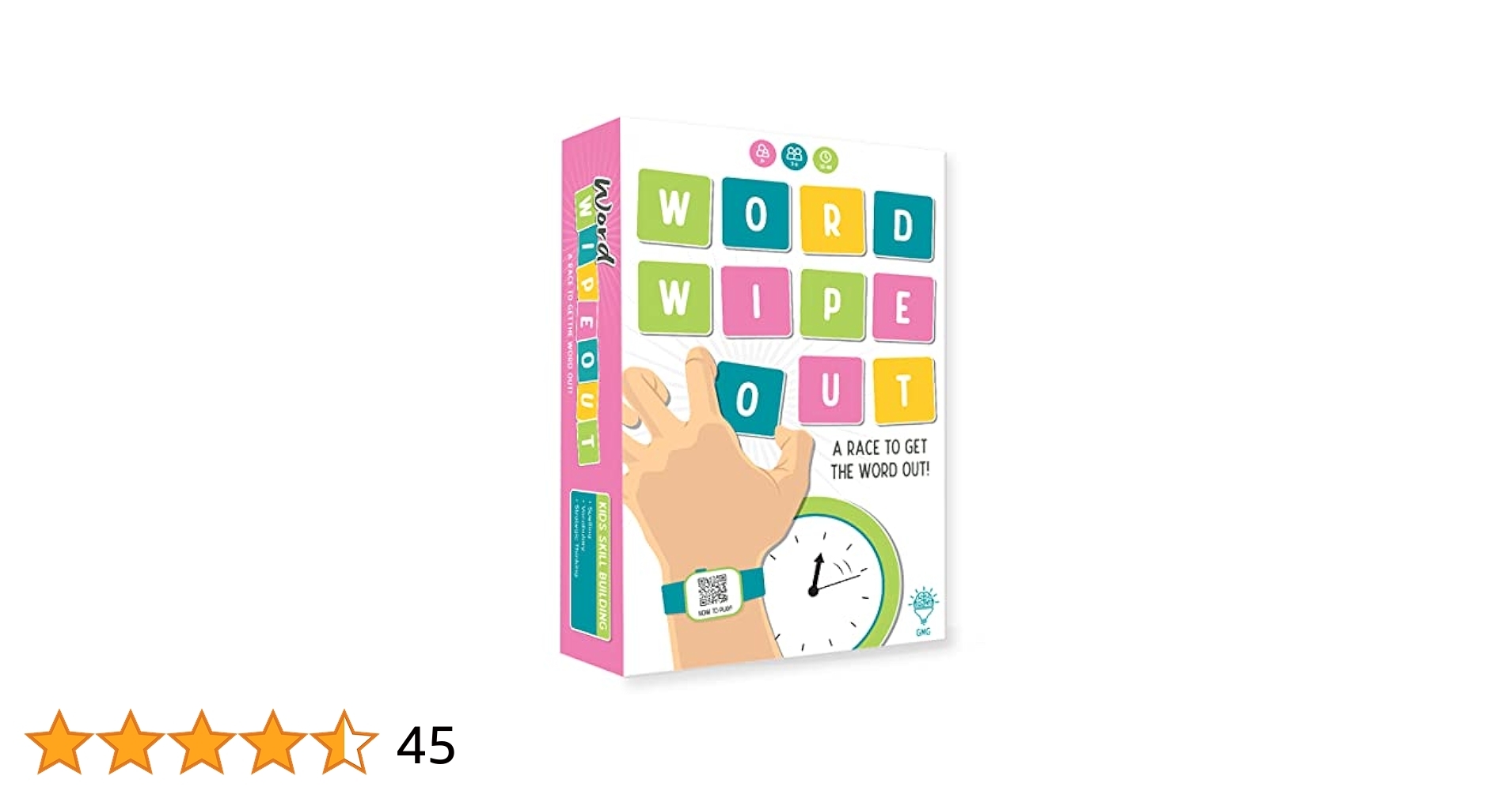 Amazon Word Wipeout Easy To Learn Family Games For 2 To 6 Players Fast Paced Spelling Word Game For Family Game Nights Fun Game For Adults Kids 8 Years And