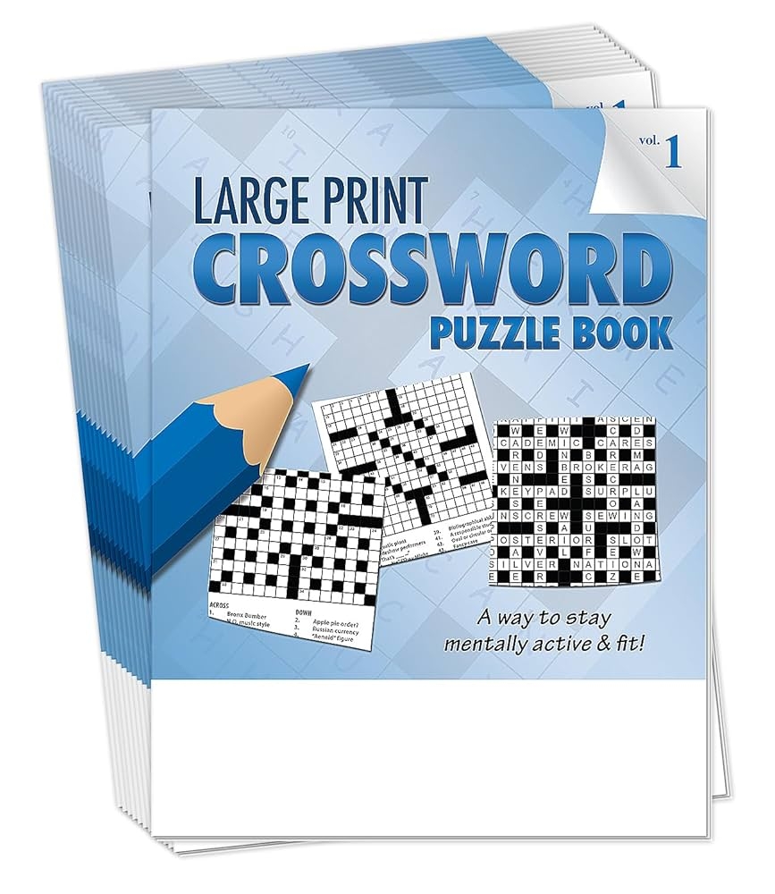 large print crossword puzzles
