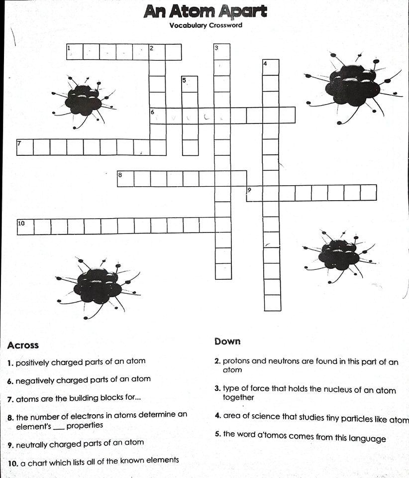 charged particle crossword clue