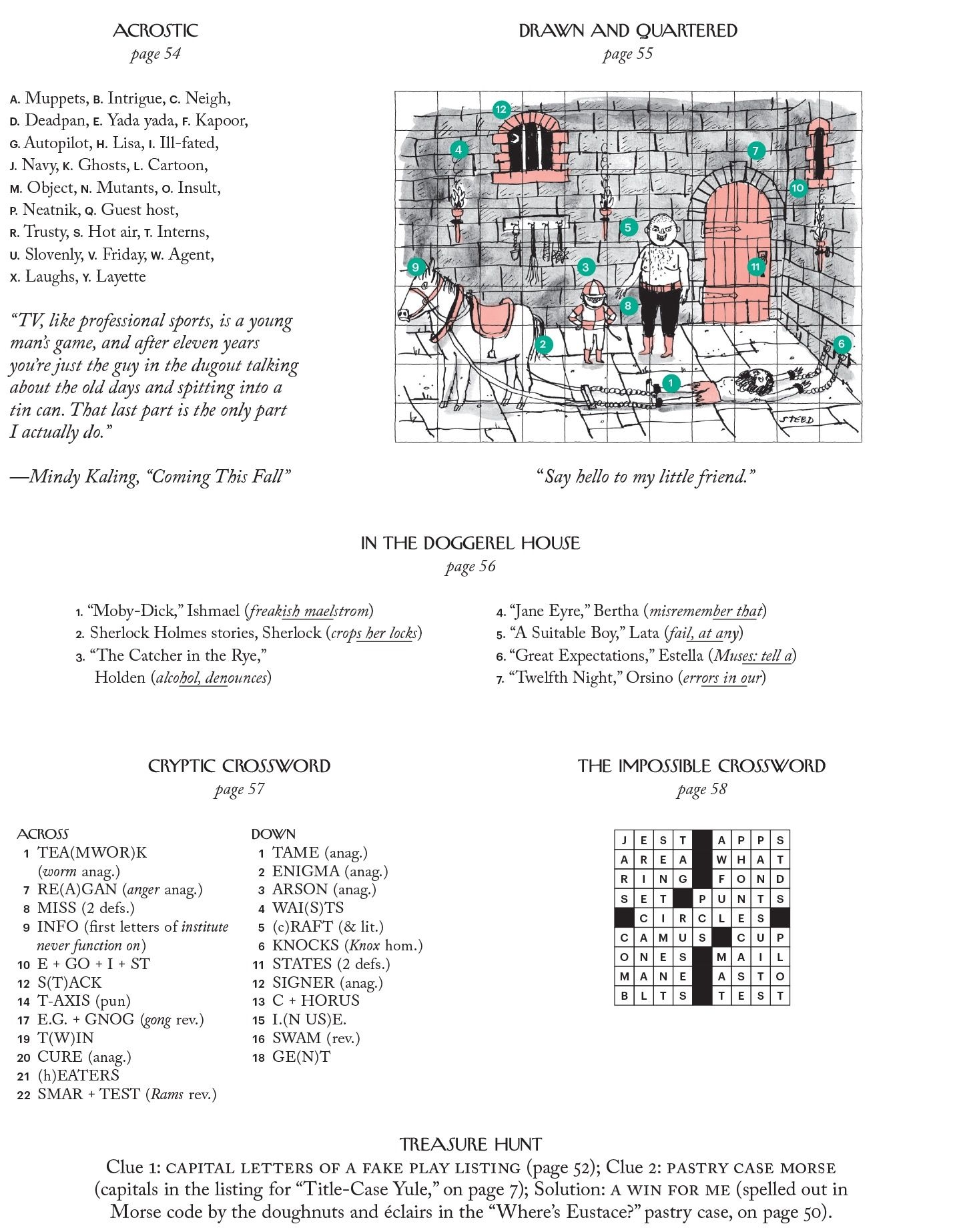 Answer Key The New Yorker