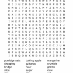 Apple Crumble Word Search WordMint