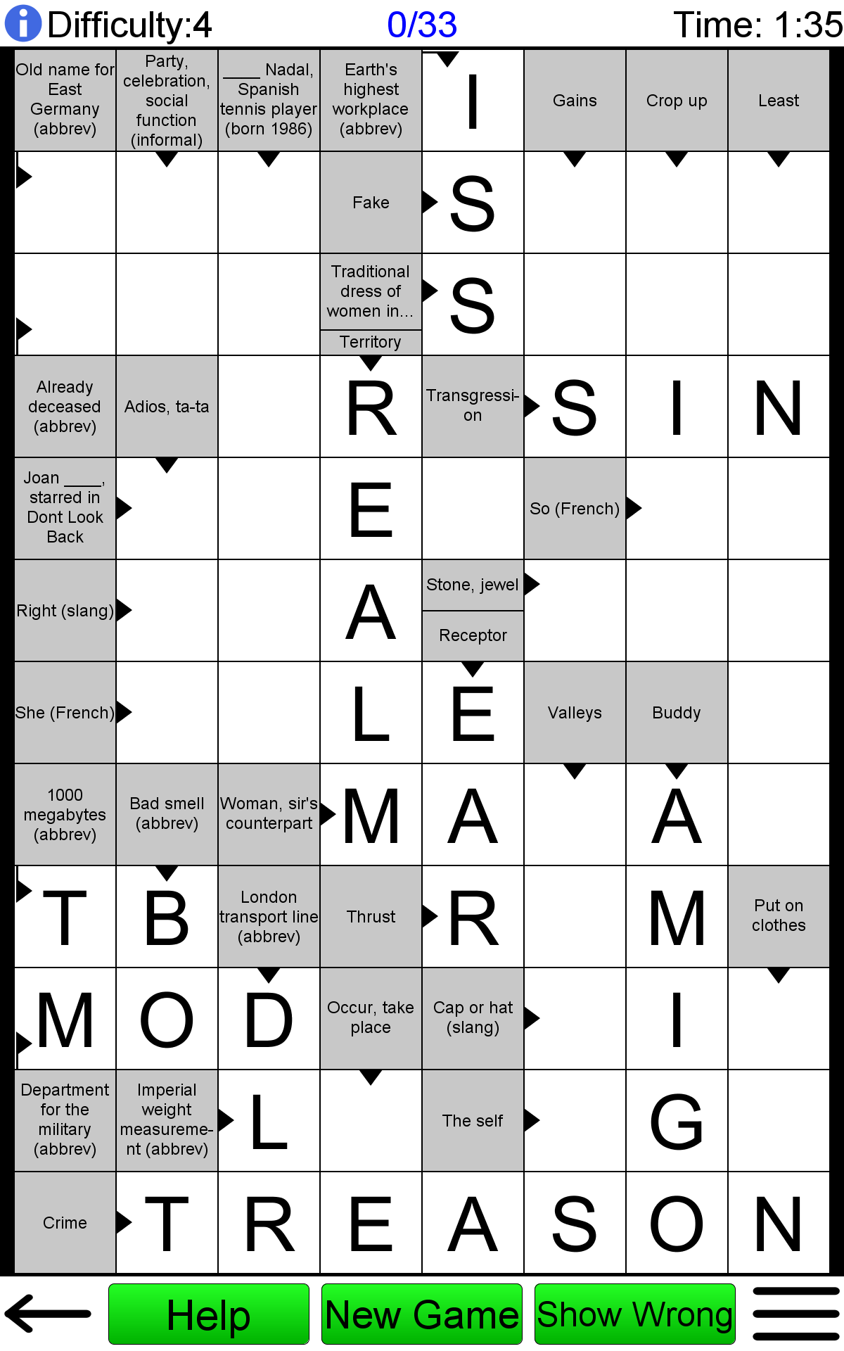 Arrow Crossword App On Amazon Appstore