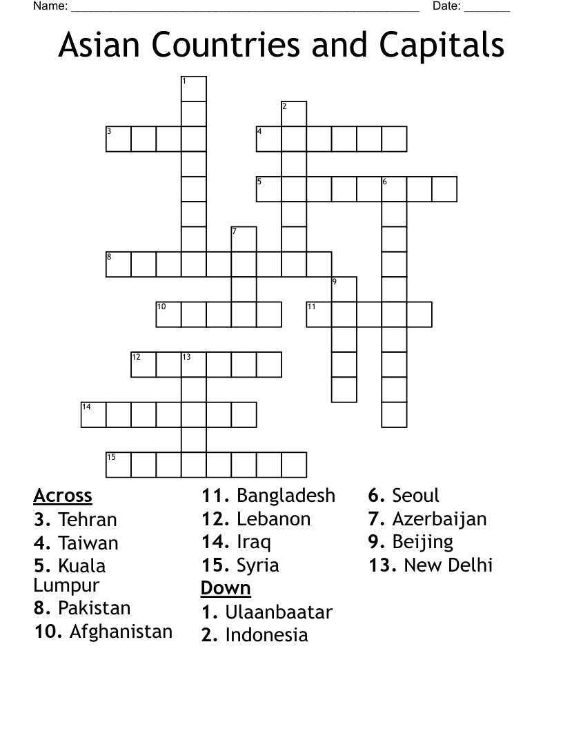 capital of qatar crossword