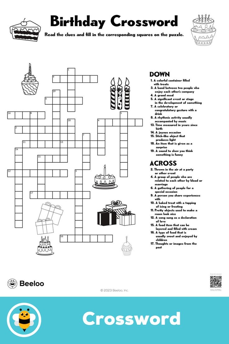 Birthday Crossword