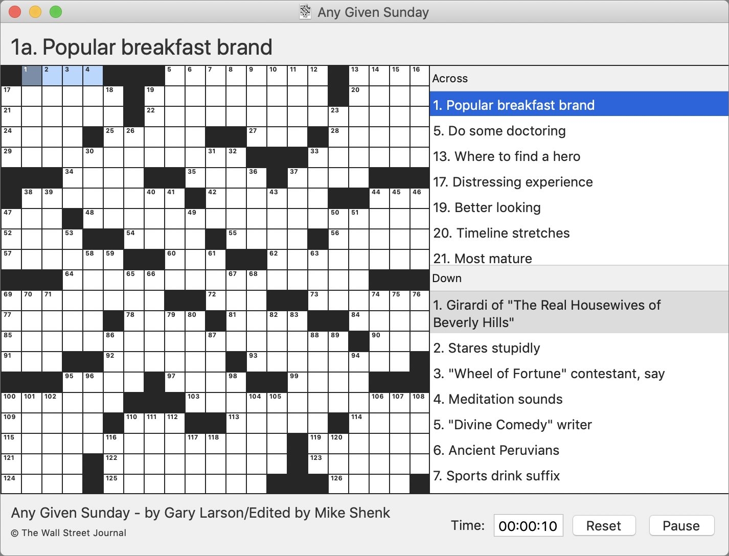 check on crossword clue