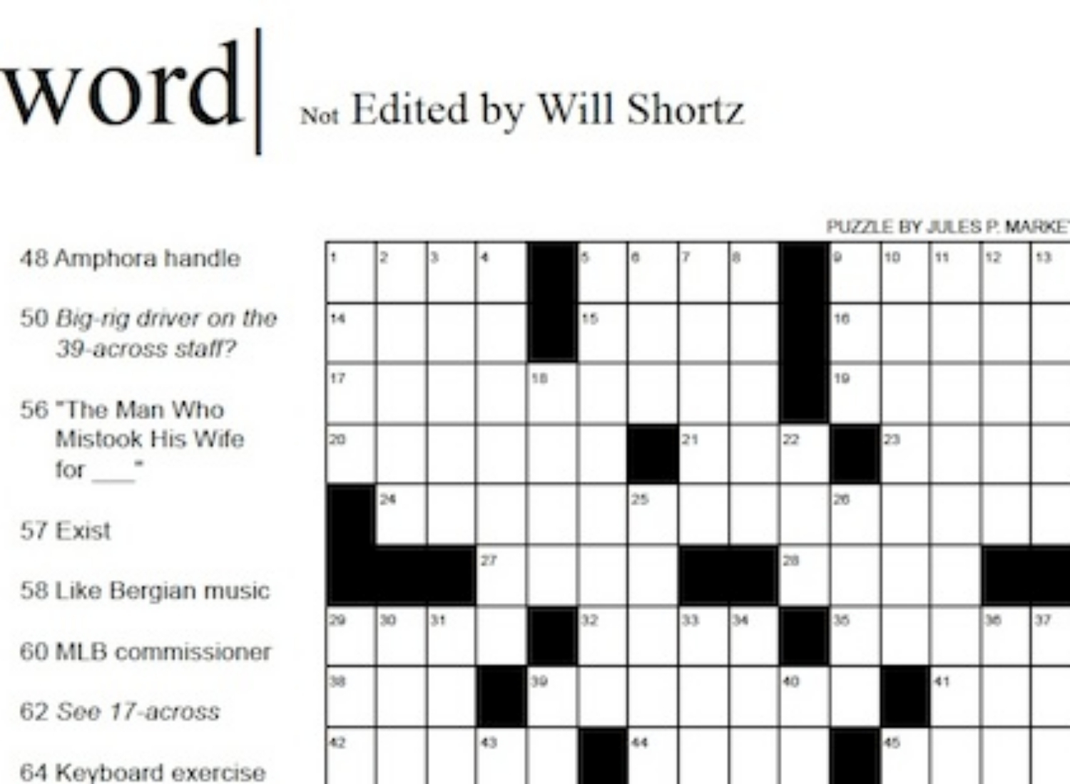 Blog Post Car Talk Crossword Puzzle Challenge Car Talk