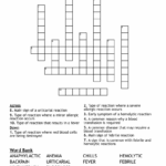 Blood Transfusion Reactions Crossword WordMint