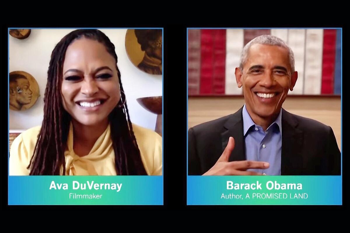 Book Club Barack Obama And Ava DuVernay Talk Activism Los Angeles Times