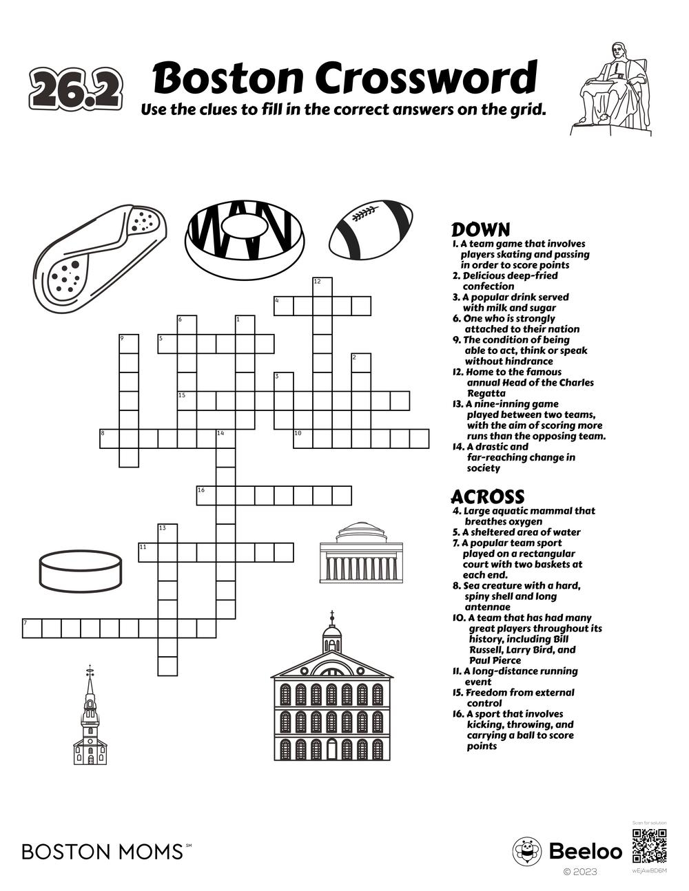 running bird crossword clue