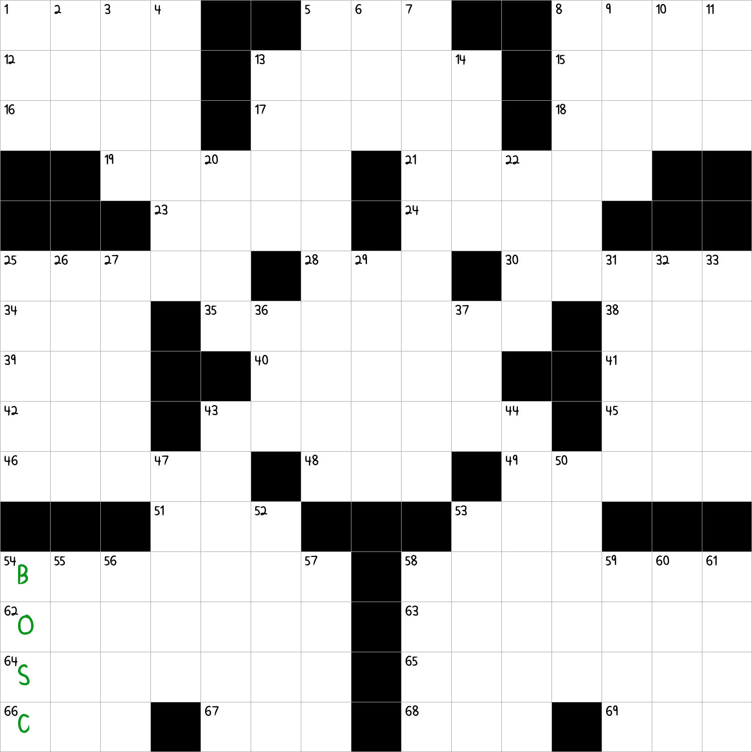 pear variety crossword clue