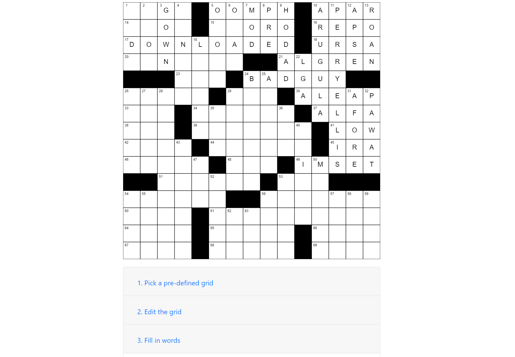 push forward crossword clue