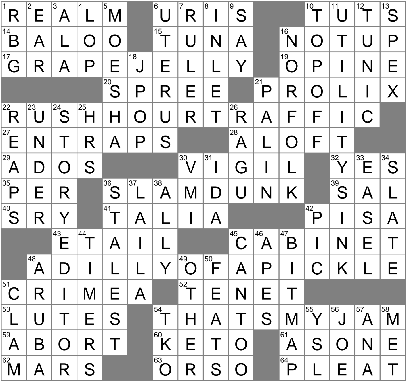 Candlelit Ceremony E g Crossword Clue Archives LAXCrossword
