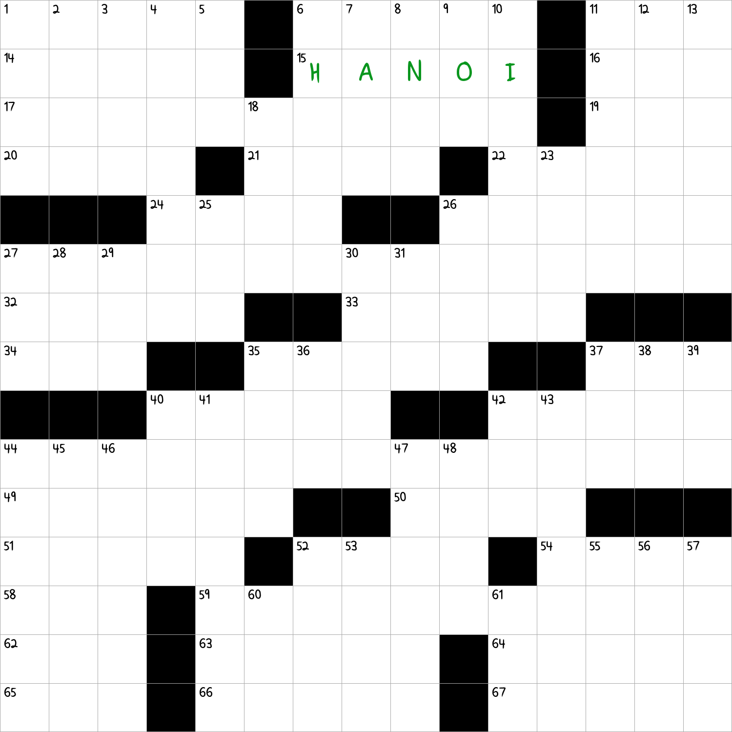 Capital Of Vietnam NYT Crossword Clue November 25 2024