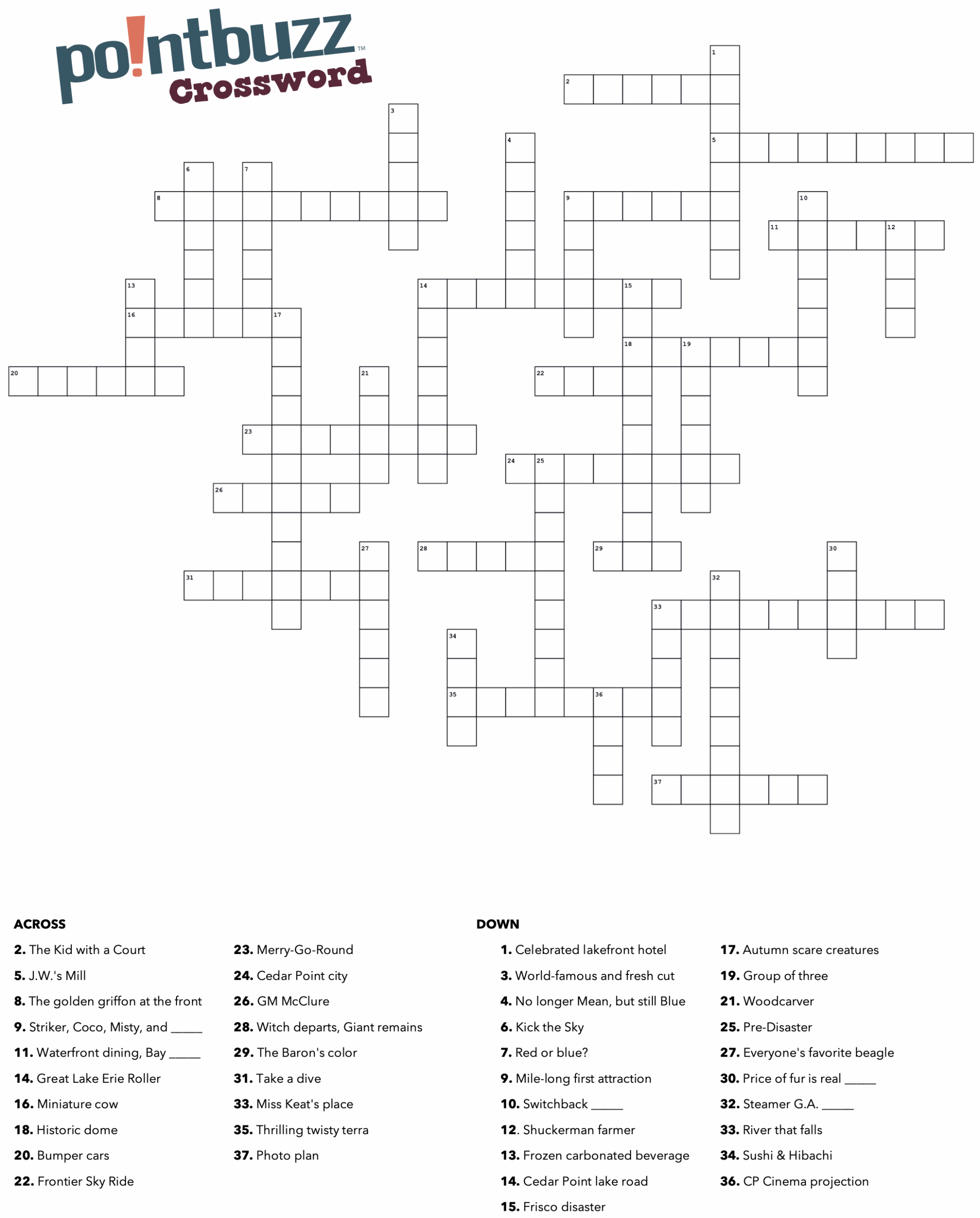 to the point crossword clue