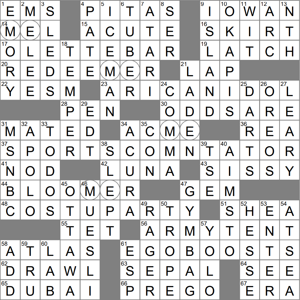 Checked Thoroughly Crossword Clue Archives LAXCrossword