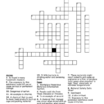 Chemistry The Safe Way Crossword WordMint