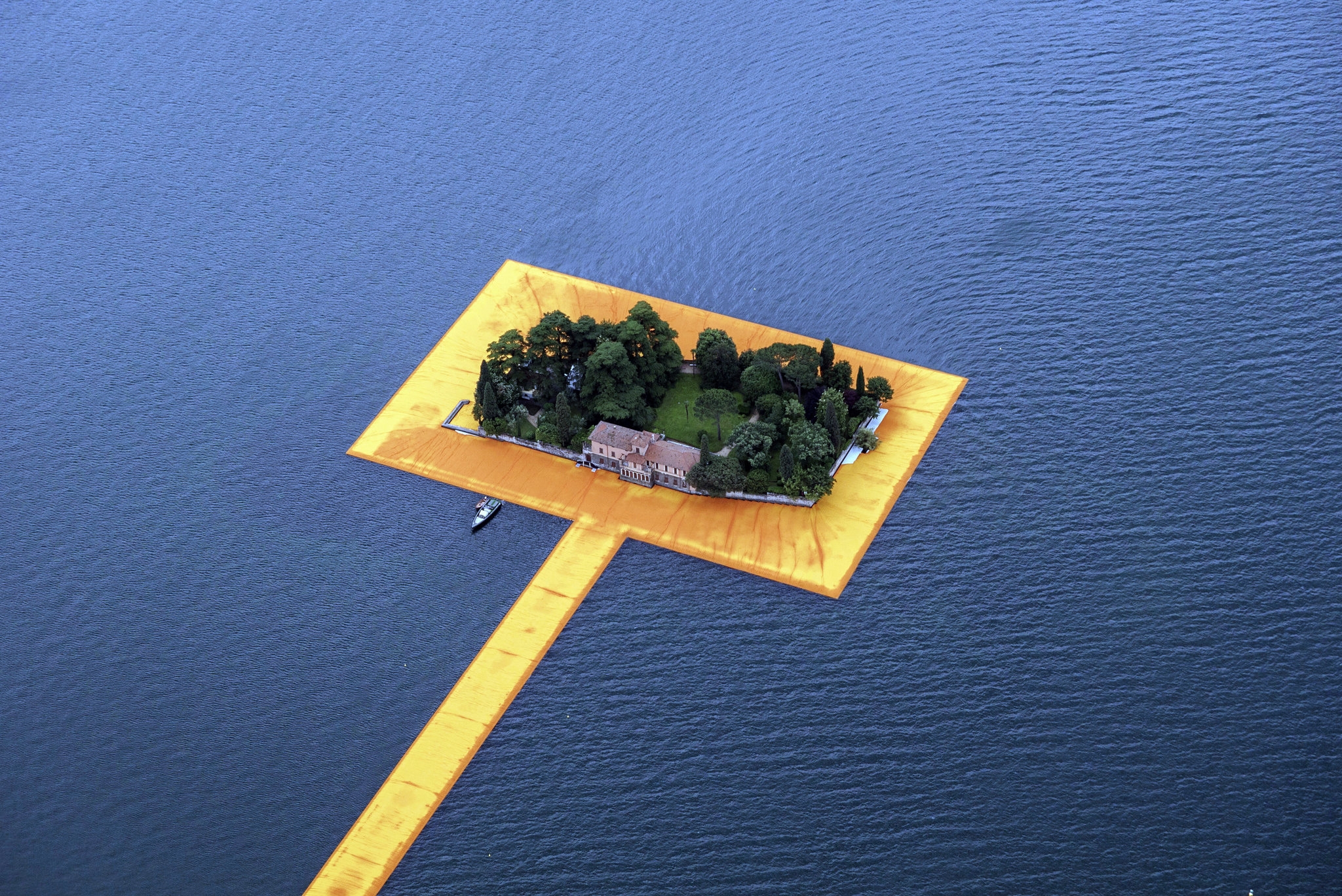Christo s Newest Project Walking On Water The New York Times