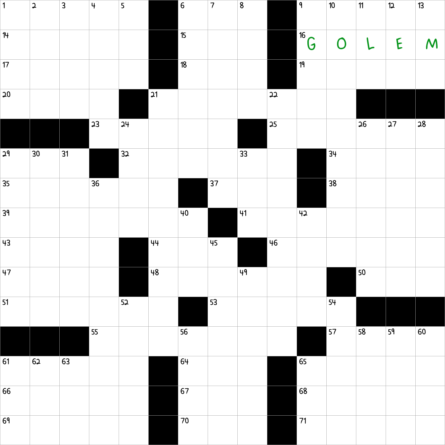 Clay Figure In Jewish Folklore NYT Crossword Clue