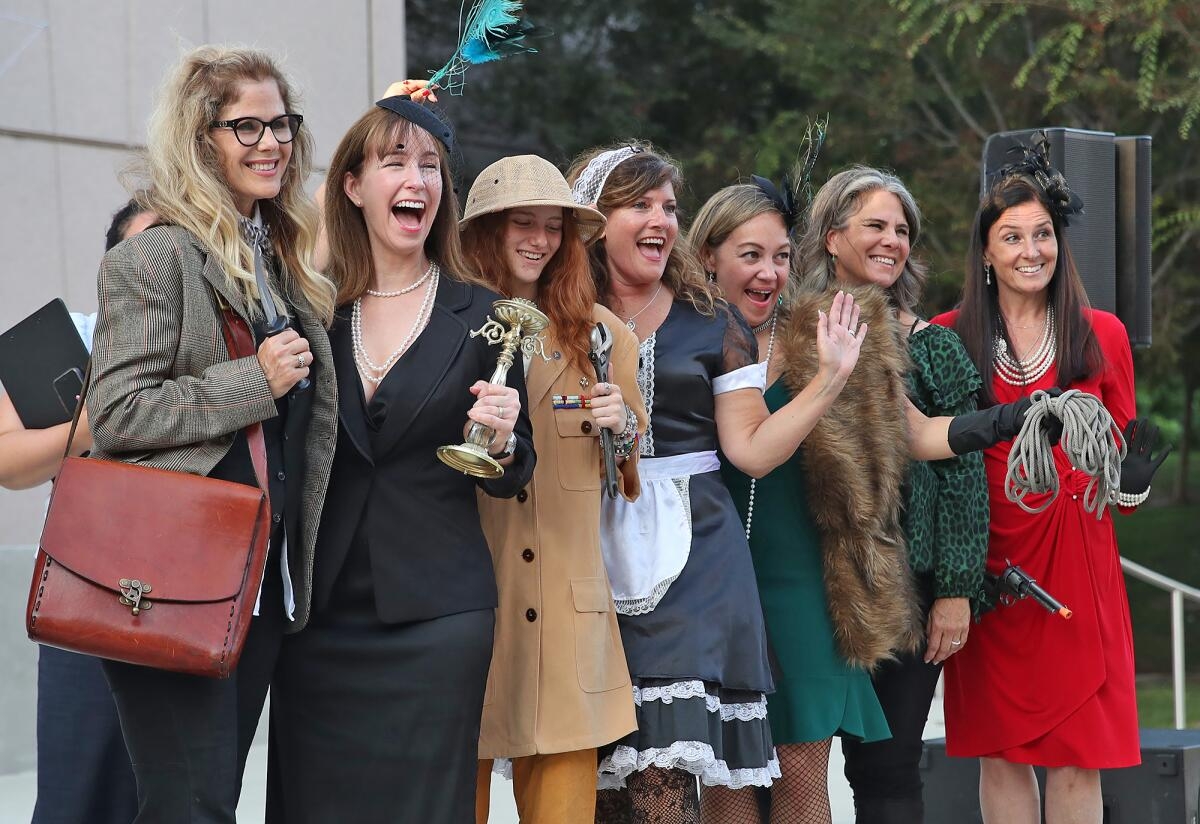 Clue Cosplayers Show They Are Game At Segerstrom Center For The Arts Los Angeles Times