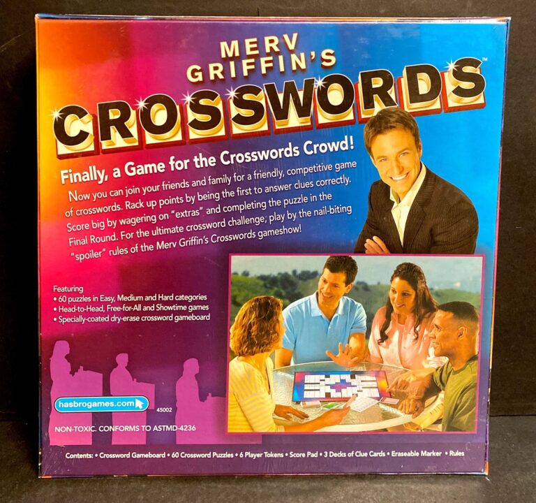 Collectible Parker Brothers Merv Griffin s CROSSWORDS Social Wordplay Game SEALED Etsy