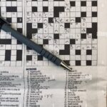 Completed Crossword Puzzle Hi res Stock Photography And Images Alamy