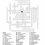 Counties Of The UK Crossword WordMint