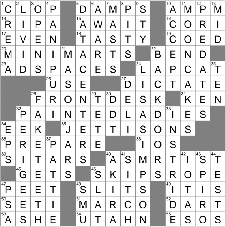 Creator Of Spine tingling Content Crossword Clue Archives LAXCrossword