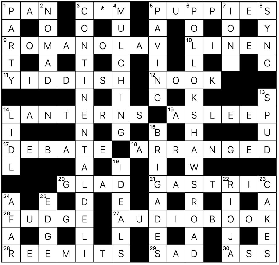 some spuds crossword clue