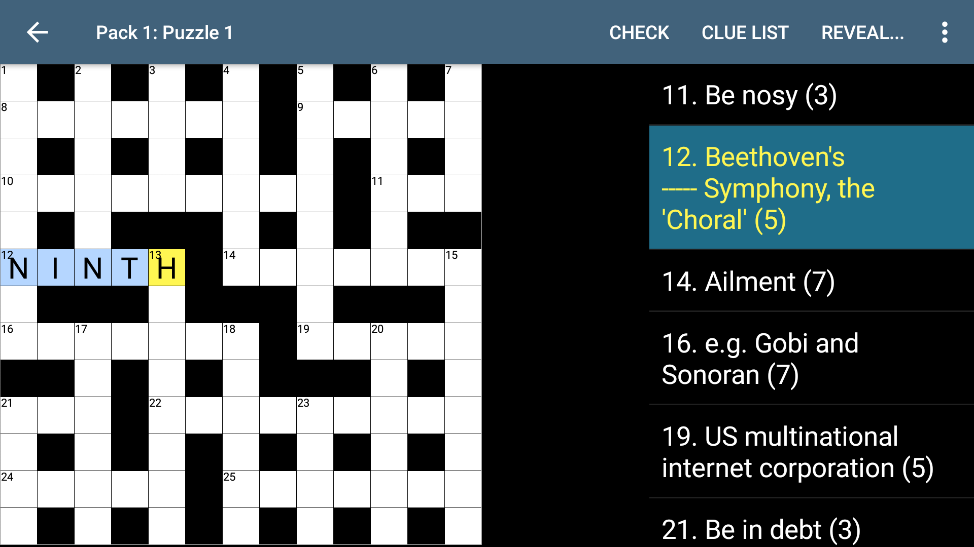 Crossword App On Amazon Appstore