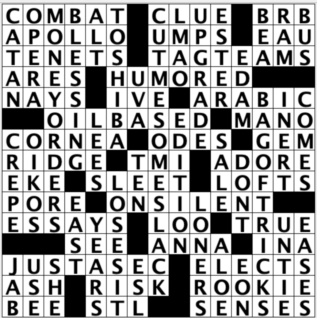 tag teams crossword clue