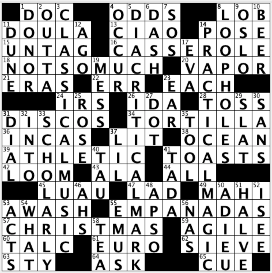Crossword Blog Answers For July 3 2024 By Sally Hoelscher